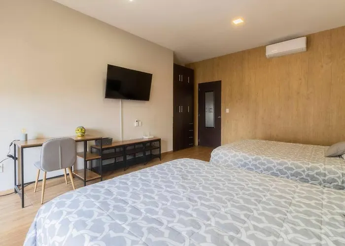 Apartment 305 Dwntn With Ac And Balconies Fits 6 Rooftop